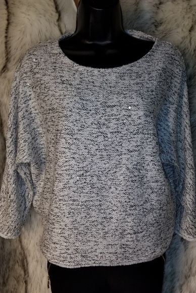 Chico's batwing designer dolman sweater top - Picture 6 of 6